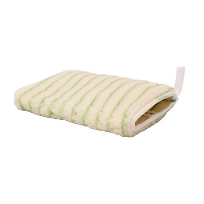 Microvezelwashandschoen groen/wit