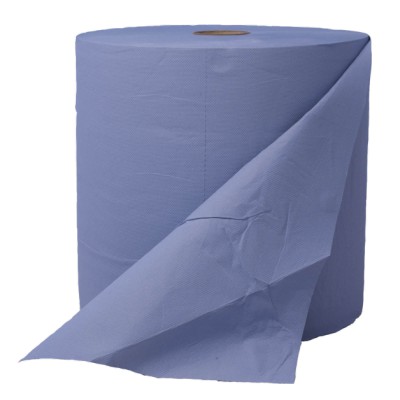 Poetspapier blauw 3lgs 38x37cm 1000vel